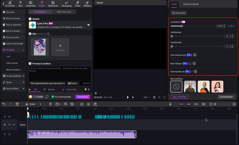 lizenzfreie musik bearbeiten