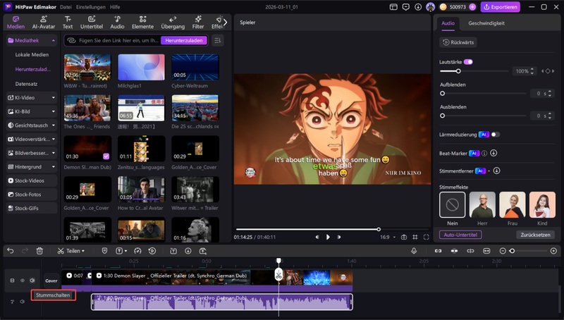 video ohne ton exportieren edimakor