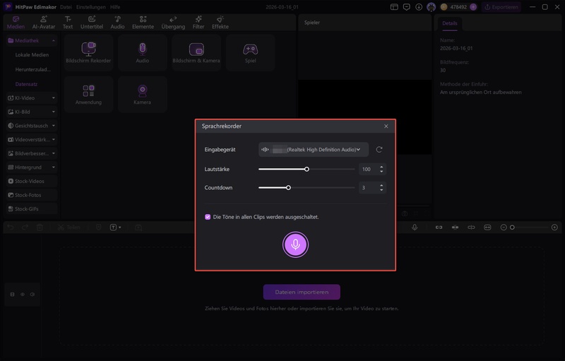 KI Musik Generator in Edimakor