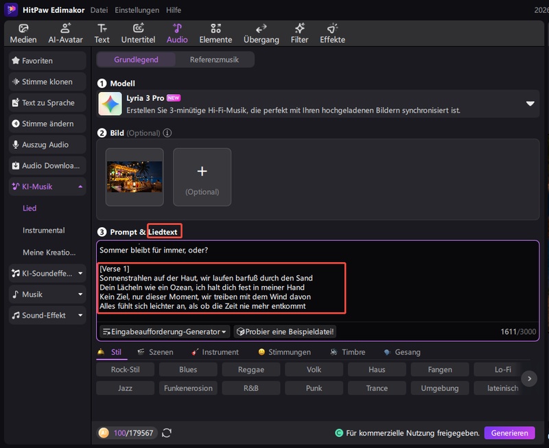 lizenzfreie musik erstellen