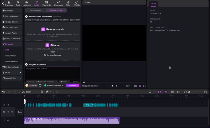 musik für youtube lizenzfrei importieren