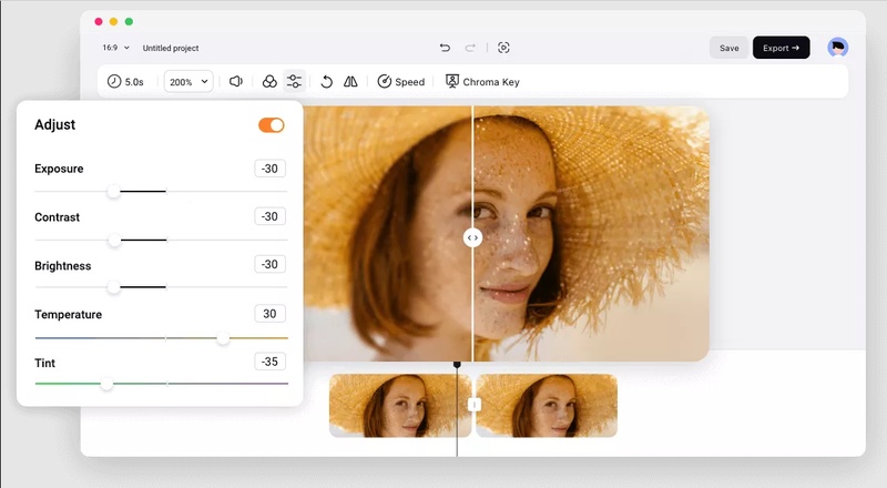 FlexClip AI Video Enhancer