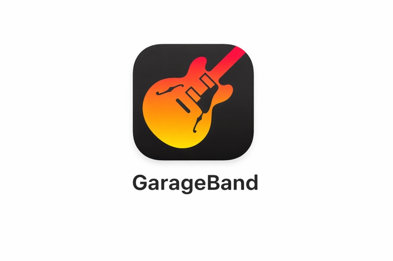musik schneiden app kostenlos – GarageBand Logo