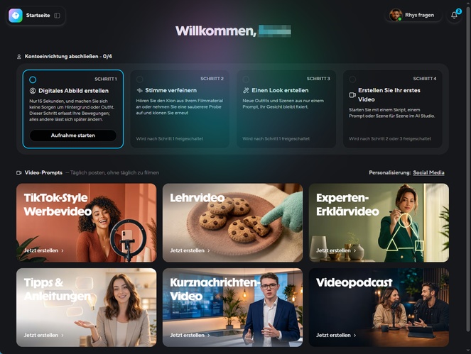 HeyGen Software zur Erstellung realistischer KI Avatare