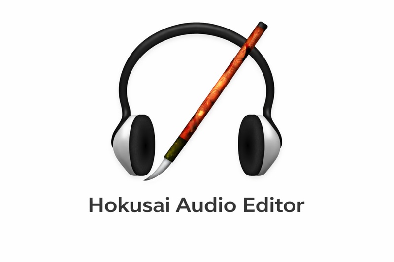 musik schneiden app kostenlos – Hokusai Audio Editor Logo