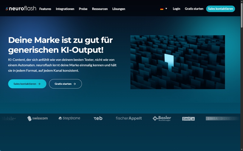 Neuroflash ChatFlash KI Text Generator für deutsche Rap Texte