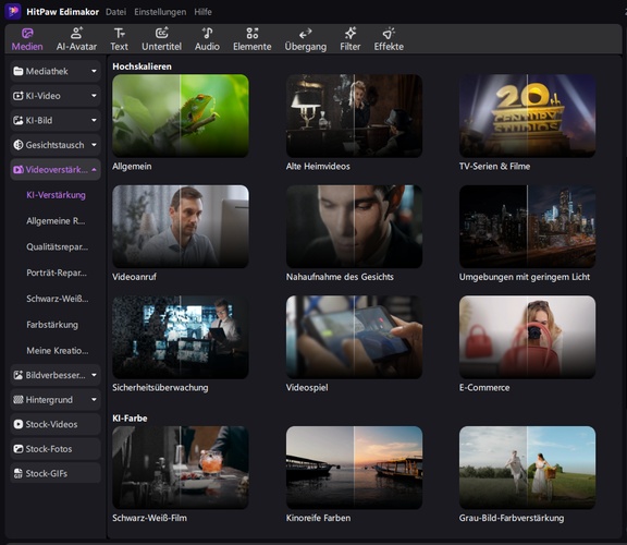 Video entrauschen und Bildrauschen entfernen
