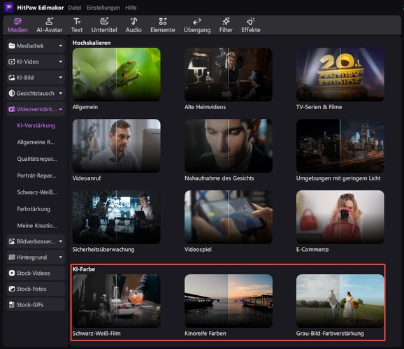 Videofarben verbessern für natürliche Hauttöne