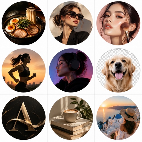 TikTok-PFP-Ideen mit Selfie, Anime-Avatar, Cartoon und Gaming-Motiven