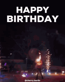 happy birthday feuerwerk nacht gif