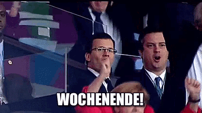 3 wochenende hoch die hande