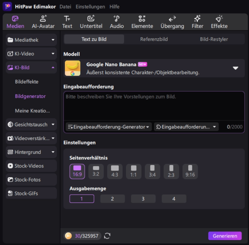 Wähle Modell und lade Bild hoch