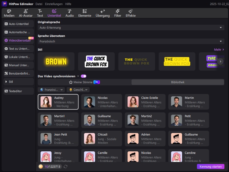 Videos übersetzen Schritt 3