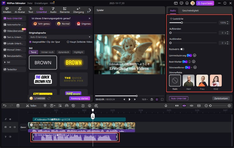 Wie man Anime-Clips synchronisiert
