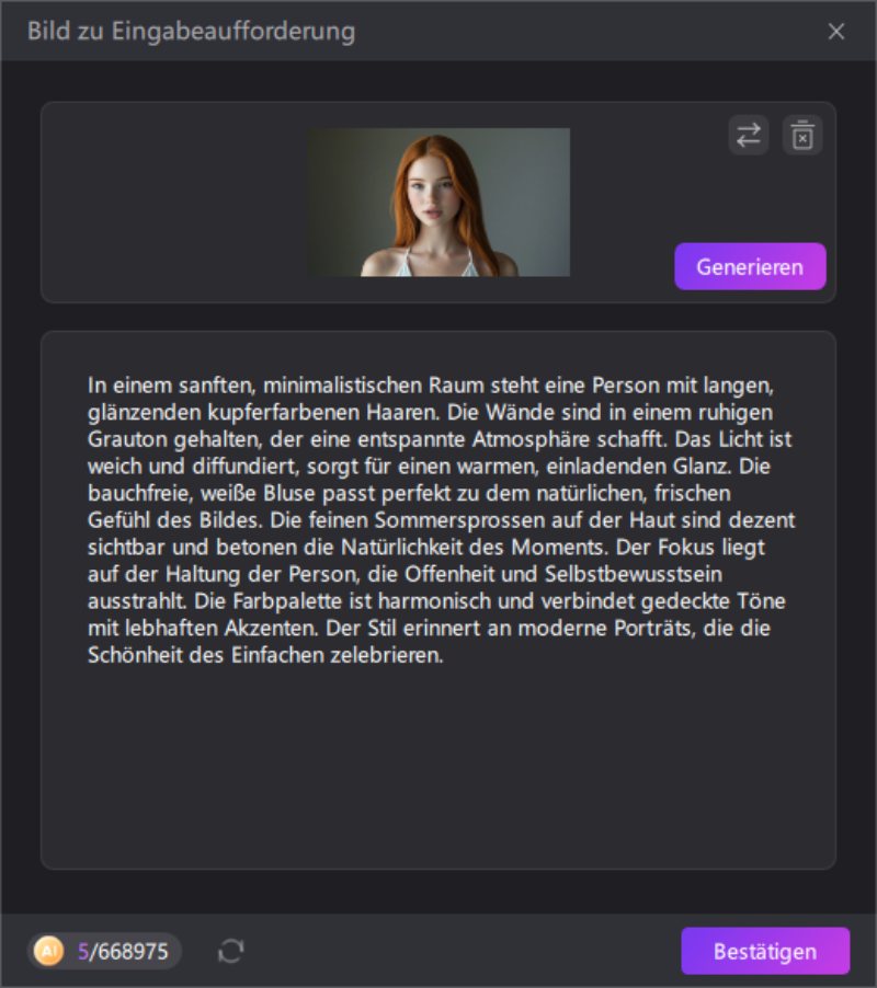 Generieren von Eingabeaufforderungen
