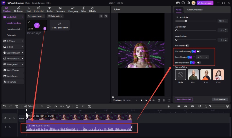 Hintergrundgeräusche entfernen Schritt 2