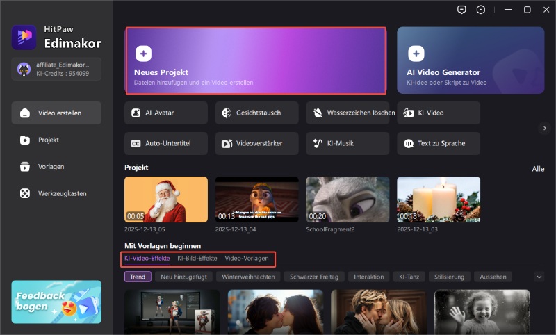tiktok video maker schritt 1