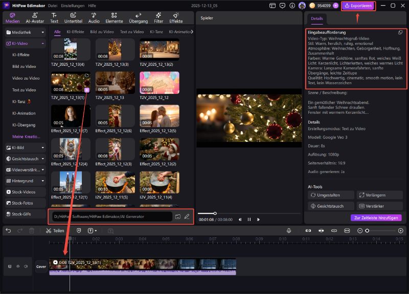 video trailer Step 3