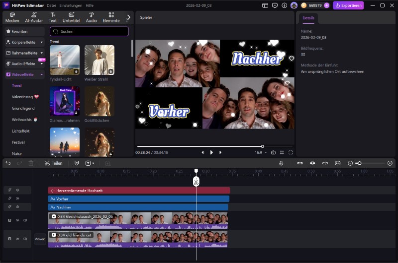 Speicherort der exportierten Face Swap Datei