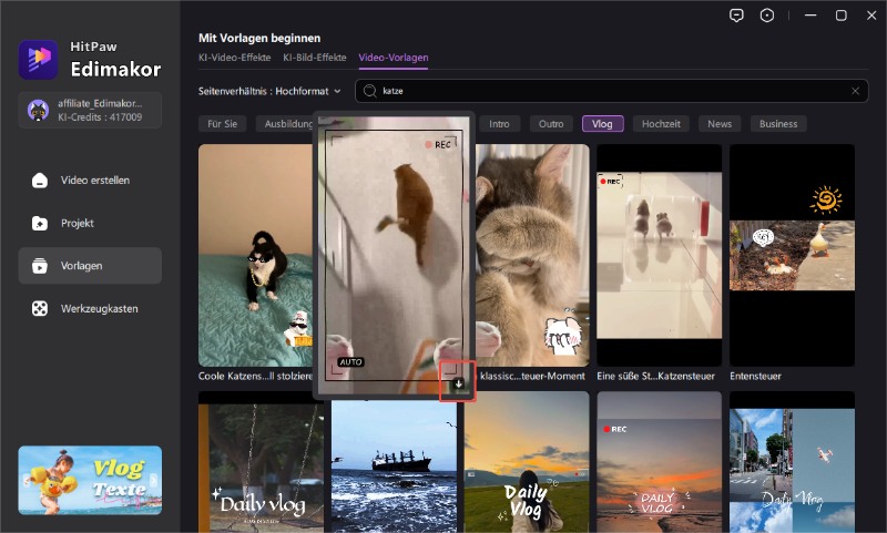 Vorlagen kostenlos herunterladen