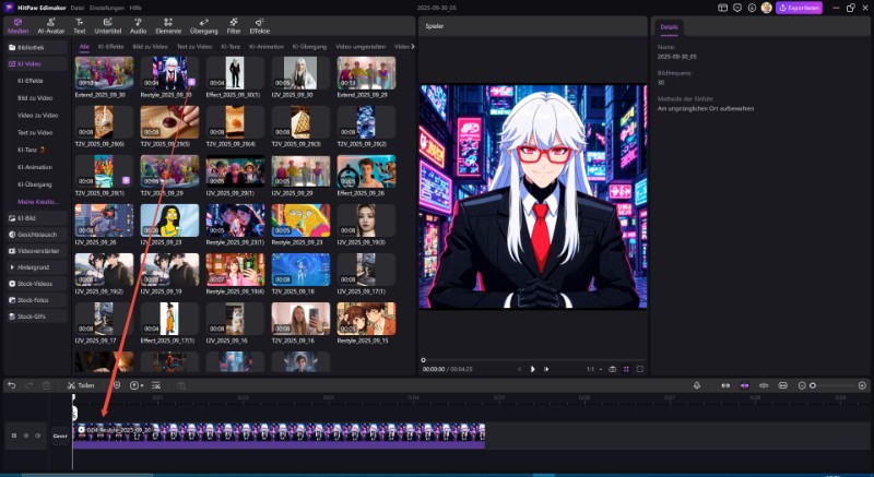 Meine Kreationen Video zu Video Animation