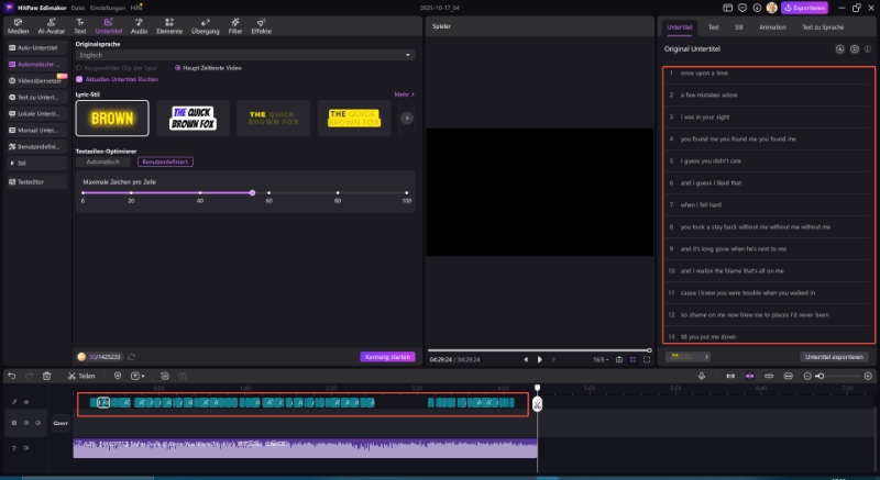 Erkennung abgeschlossen