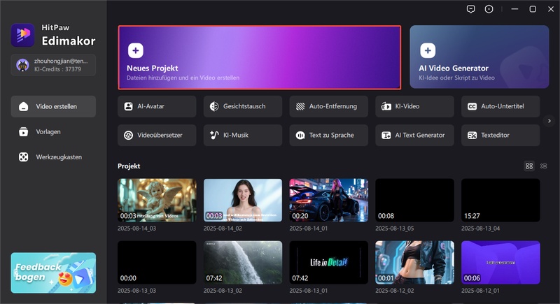 Bild- und Video-Upload