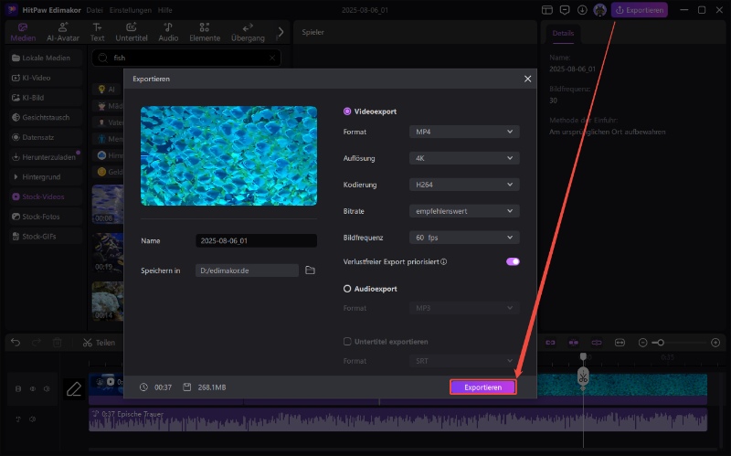 Keyframe-Export