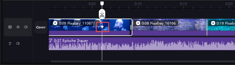 Keyframe-Markierung