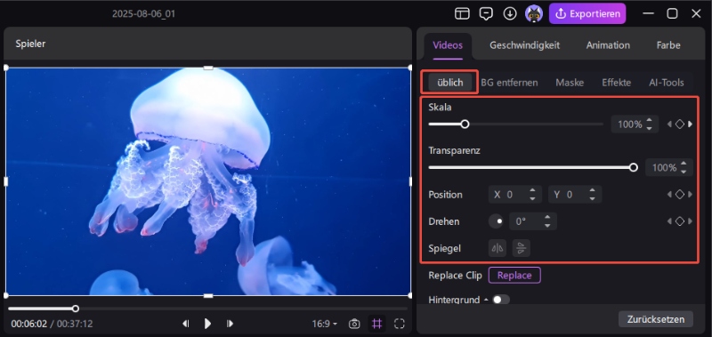 Gruppe Keyframe
