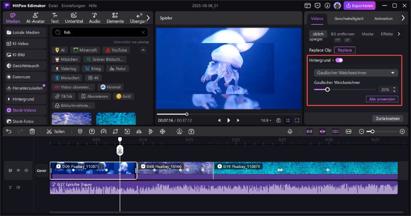 keyframe-unschärfe-hintergrund