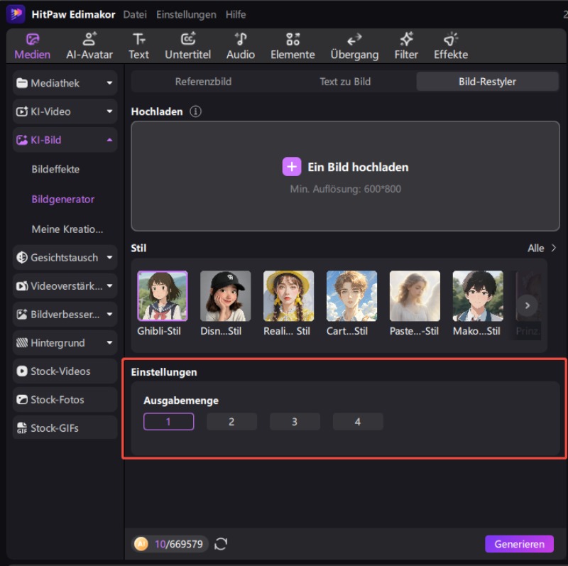 KI Bild generieren – Foto in Kunststil umwandeln