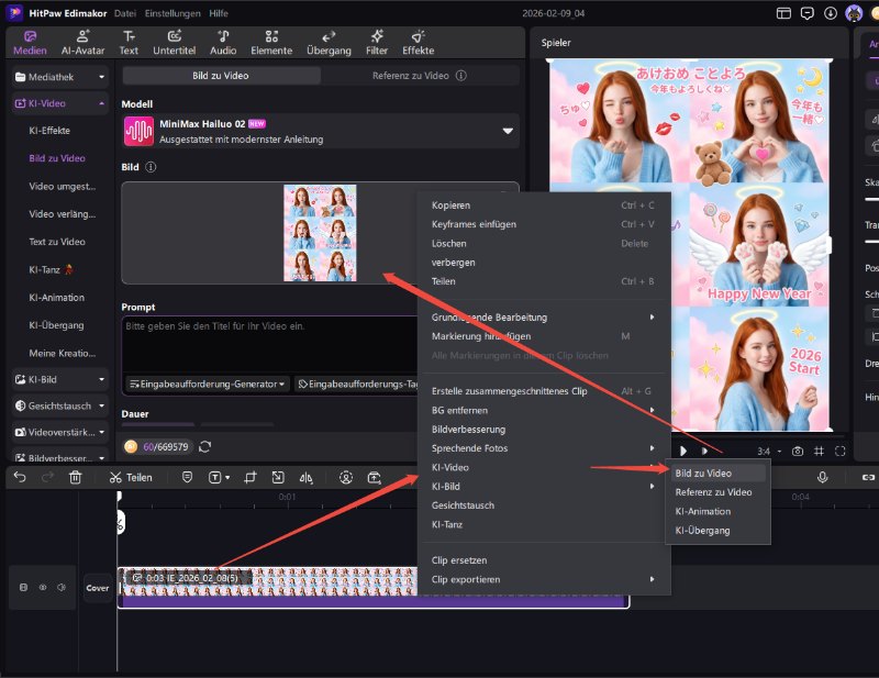 Bild zu Video umwandeln – KI Bild-zu-Video Funktion