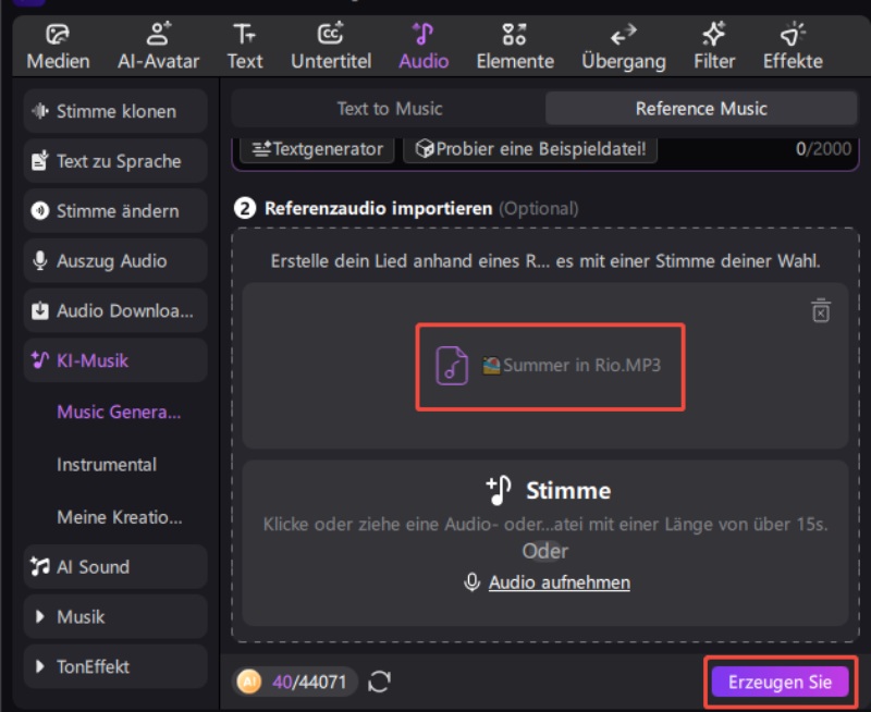 referenz-musik-generieren