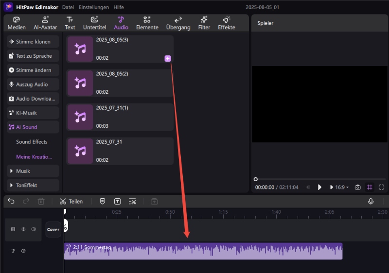 KI-Sound-Add-to-Timeline