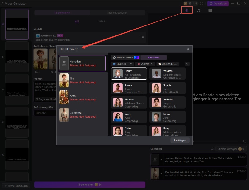 Eigene Stimme klonen