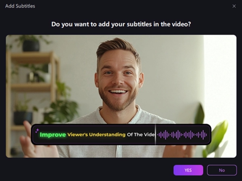 Textbasierte Videobearbeitung Untertitel bearbeiten